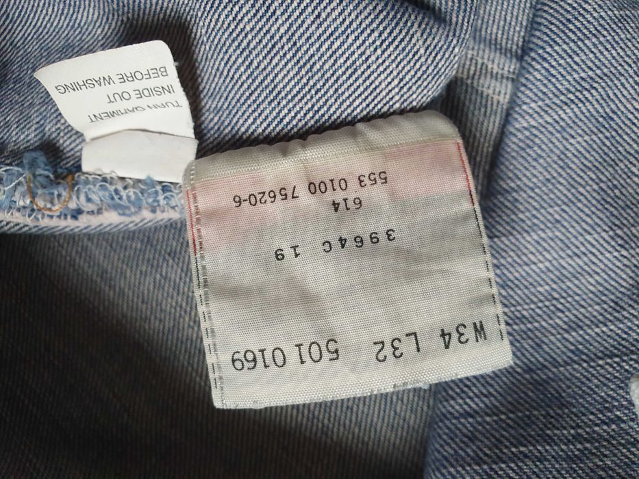Blugi LEVI'S 501 (Made in USA) - Marime W34 L32 (Talie 86 cm)