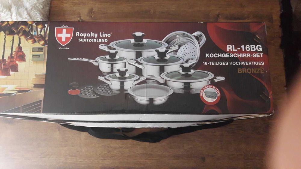 Стилен комплект за готвене Royalty Line, 16 части