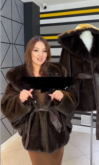 Эко шубка НОВАЯ под норку