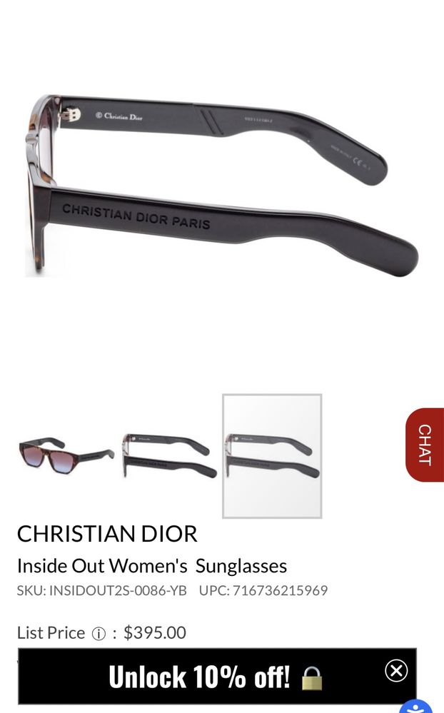 Ochelari originali Dior Inside Out 2