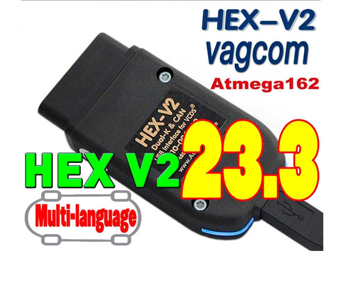 Tester / Diagnoza Auto VCDS Hex V2 VAG COM 23.3 / VW AUDI Skoda NOU*