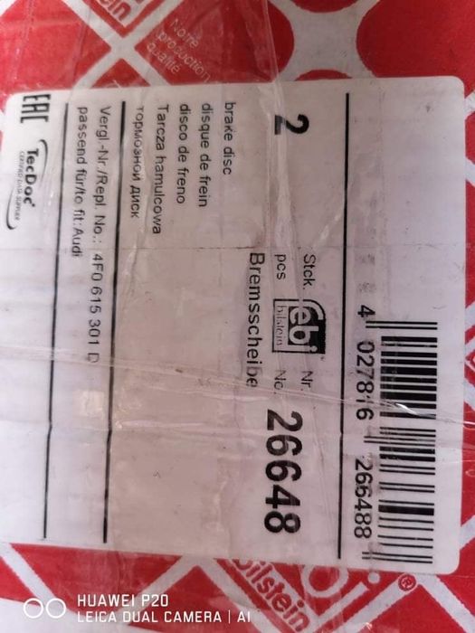 Нови предни дискове и накладки Febi