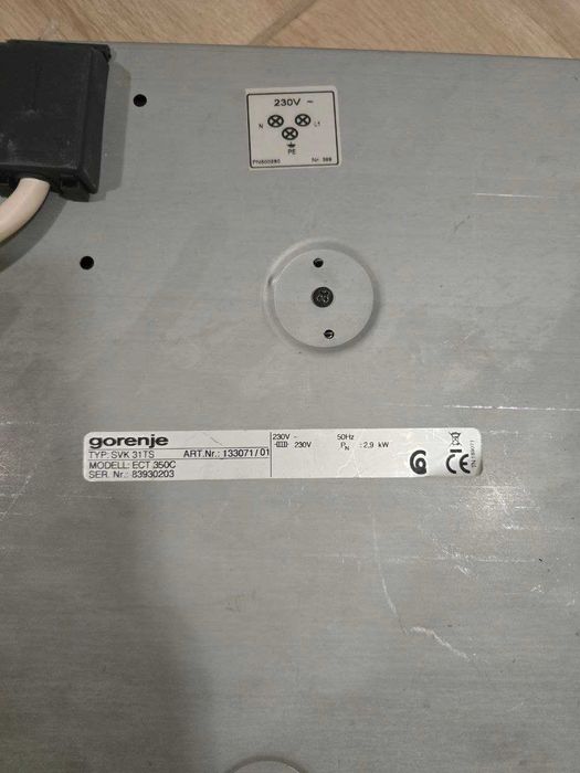 Стъклокерамичен котлон Gorenje – 2 зони, вграден модел