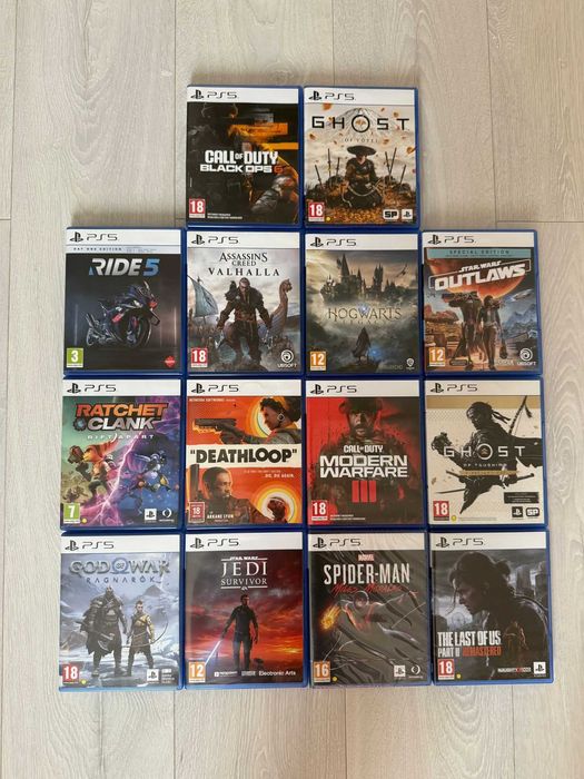 vand colectie jocuri PS5