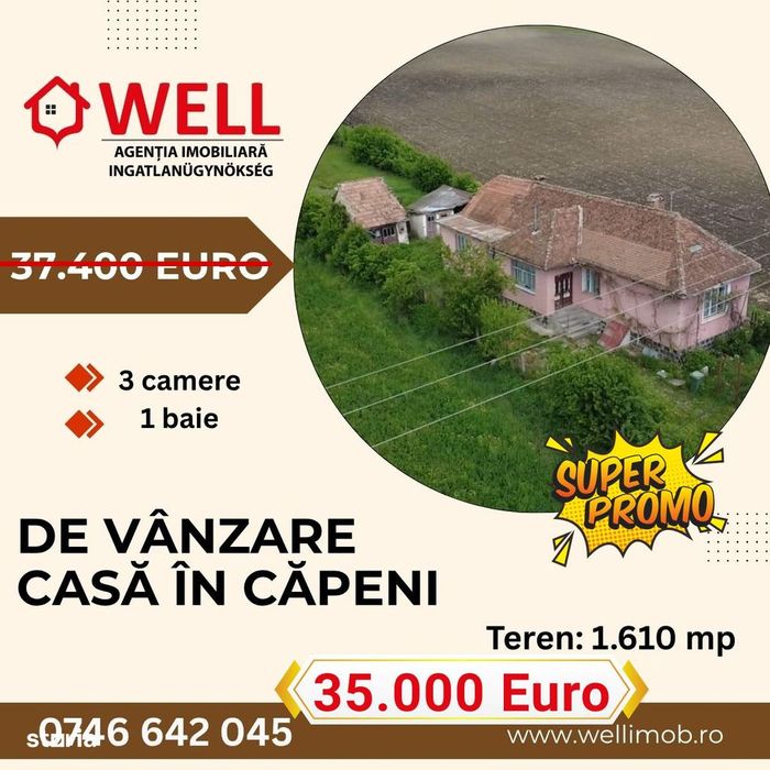 De vânzare  casă în Căpeni