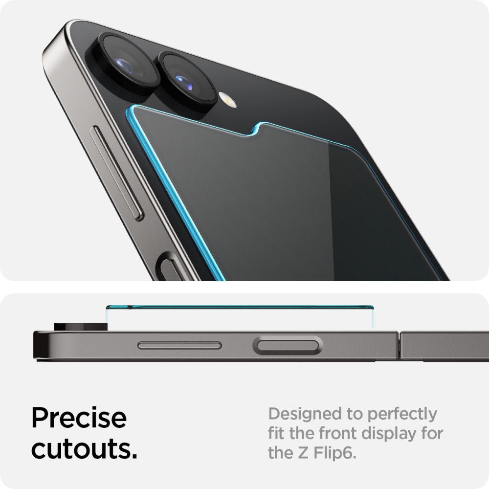 Протектор за Външния Дисплей на SAMSUNG Z Flip 6, SPIGEN EZ FIT Glass