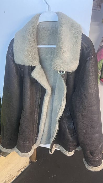 Унисекс дубленка теплая Zara