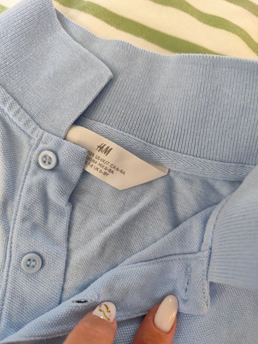 Tricouri polo hm mărime 6/7 ani