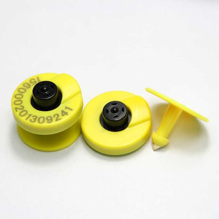 Ушной чип (микрочип, метка, бирка) для животных (радиочастотный)