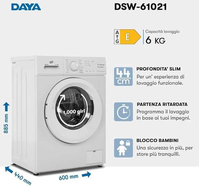 Пералня Daya DSW-61021