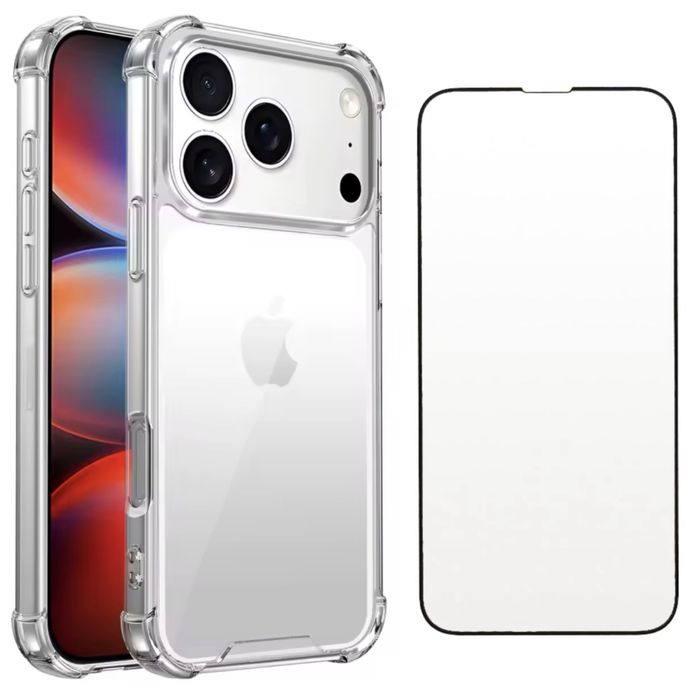 Husa Air Bag Case + Folie Sticla Iphone 17 / 17 PRO /17 AIR/17 PRO MAX