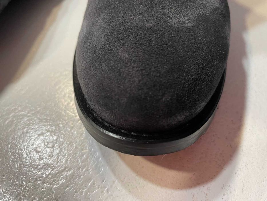 Зимни ботуши от естествена кожа над коляното