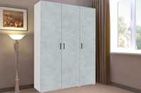 Шкаф для одежды Арландо (1500), Белый/Бетон, Горизонт