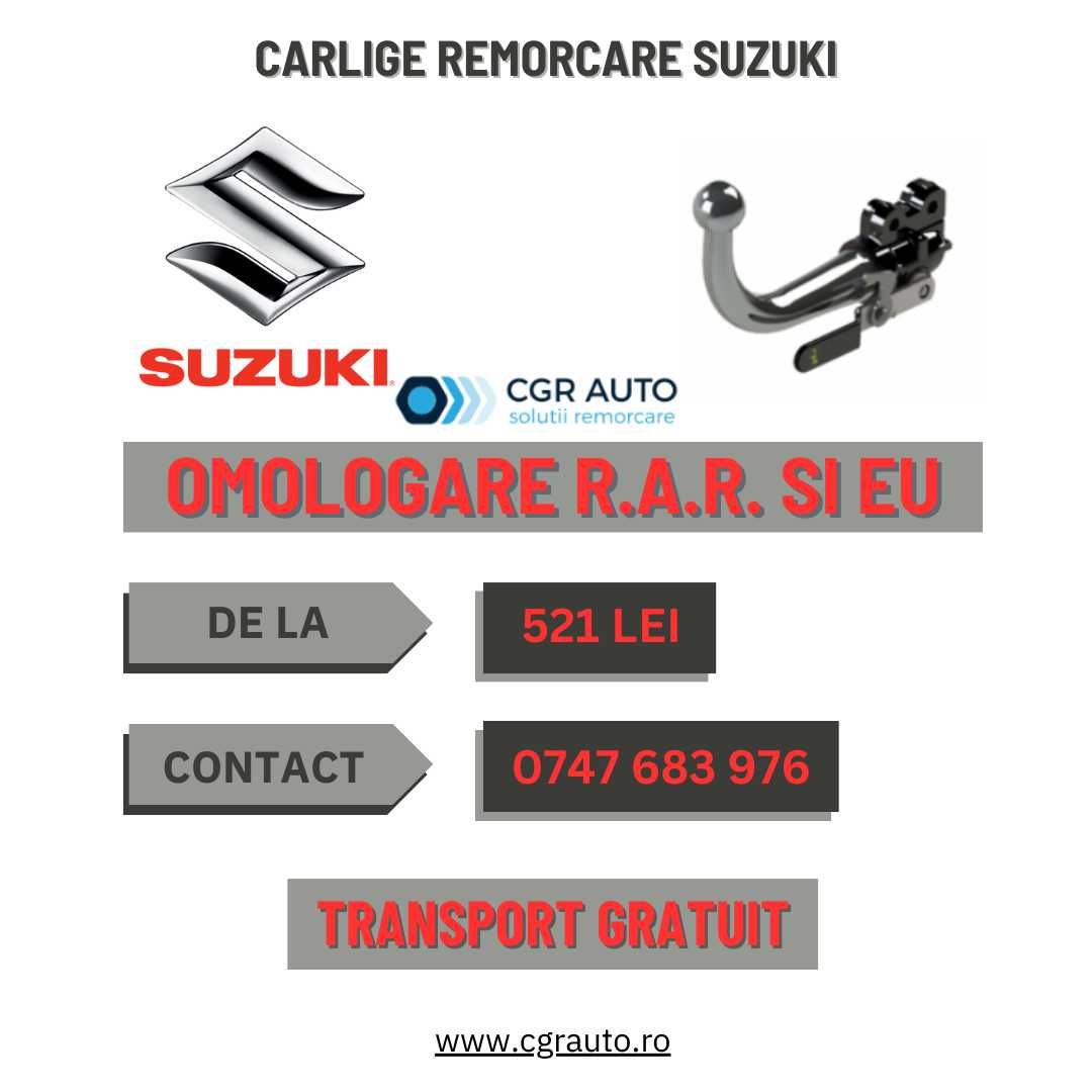 Carlige remorcare Suzuki omologate, premium