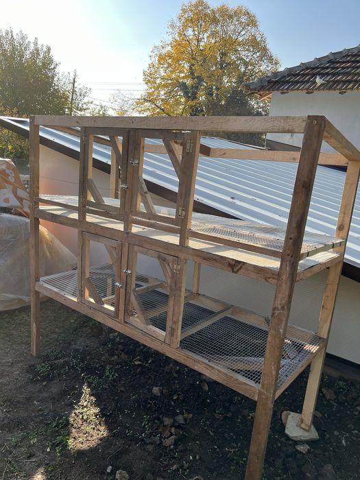 Зайчарник клетка за зайци Пилета