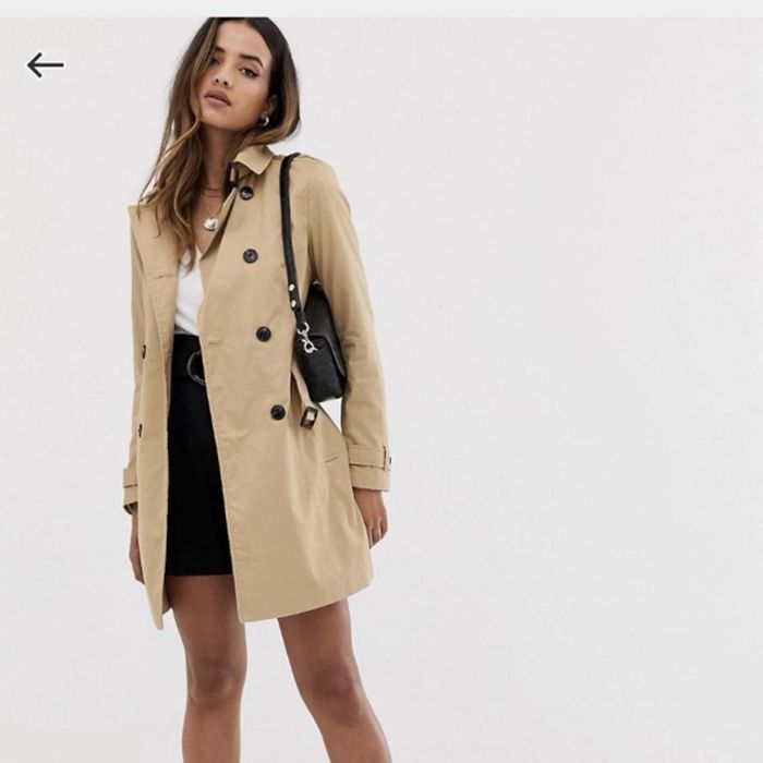 Trench Coat Bej Stradivarius | Livrarea gratuita Bucuresti