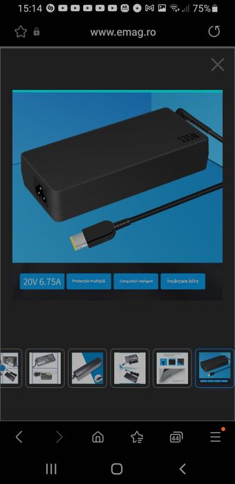 Incarcator laptop Dell 135W