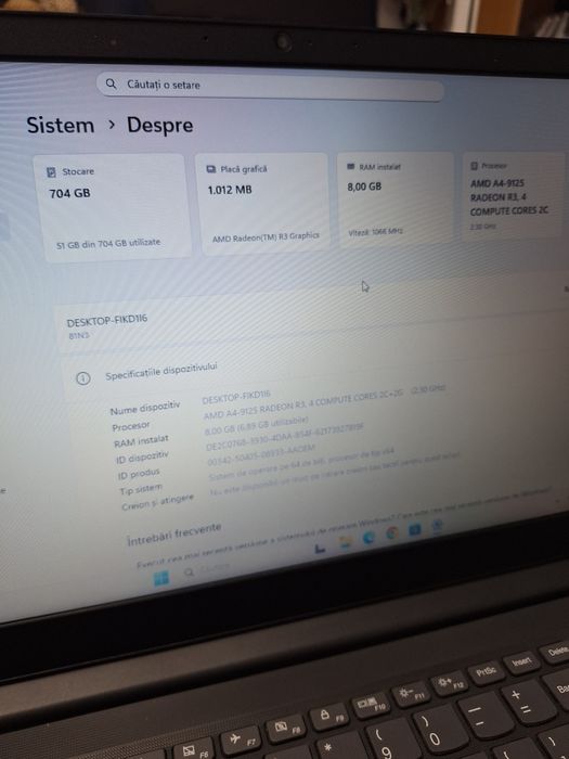 Lenovo Ideapad S145-15AST SSD-M.2