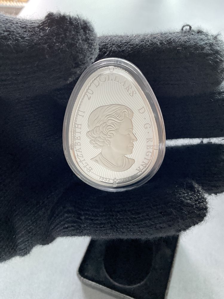Monedă argint 9999 Pysanka