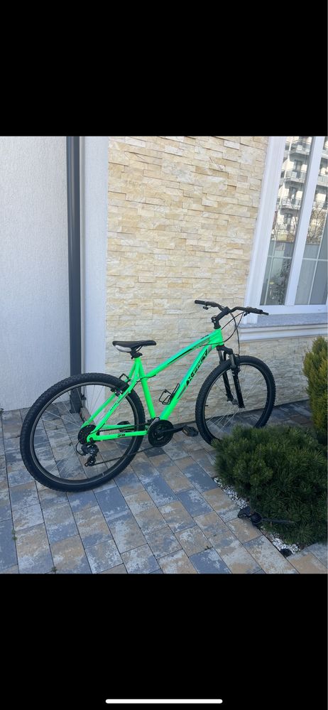 Bicicleta x-fact verde fosforescent