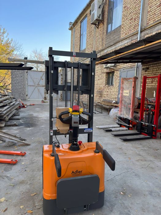 Гидравлический электрический штабелер 2 т 1,6 м shtabeler погрузчик