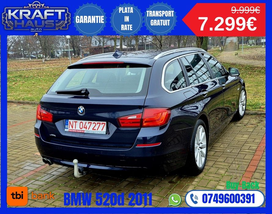 Bmw f11 520d 2011 import Belgia in rate prin tbi