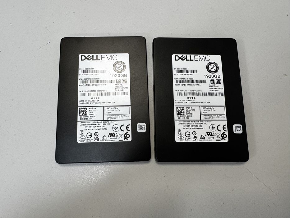 SSD DellEmc Mtfddak1t9tga (Micron)