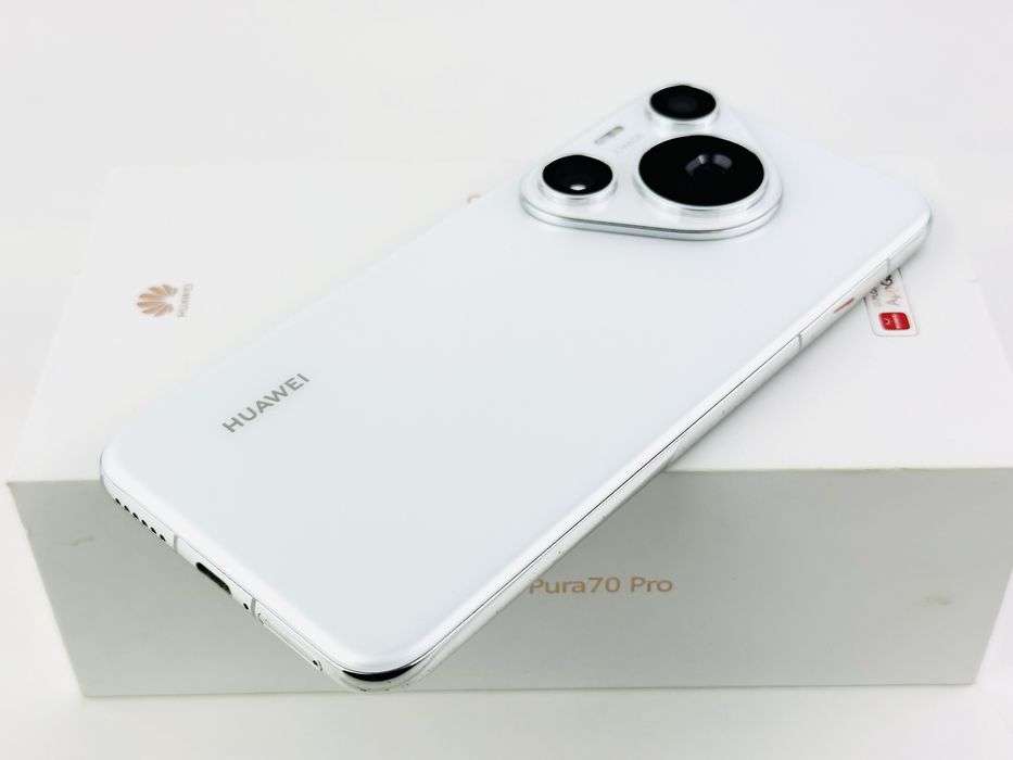Huawei Pura 70 Pro 5G 512GB 12RAM White Перфектен! Гаранция!