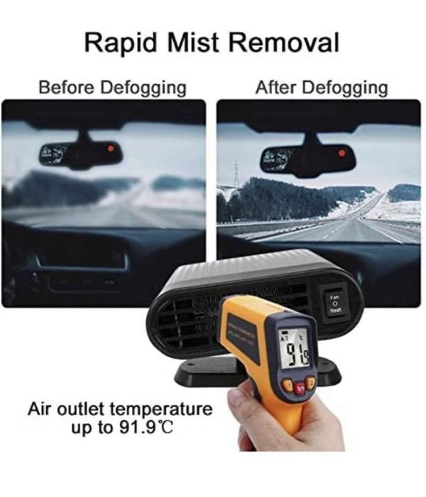 Încălzitor portabil pentru mașină, 12V 150W Încălzire rapidă Încălzito