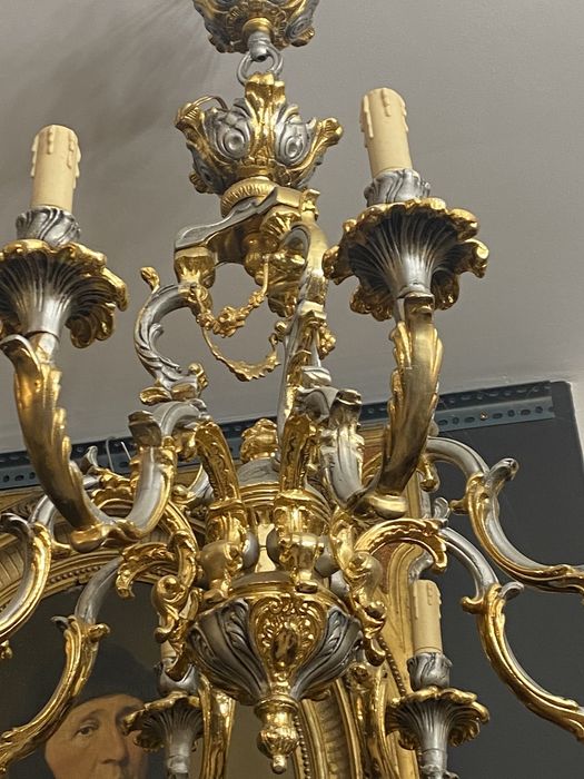 Candelabru/lustra/ bronz masiv