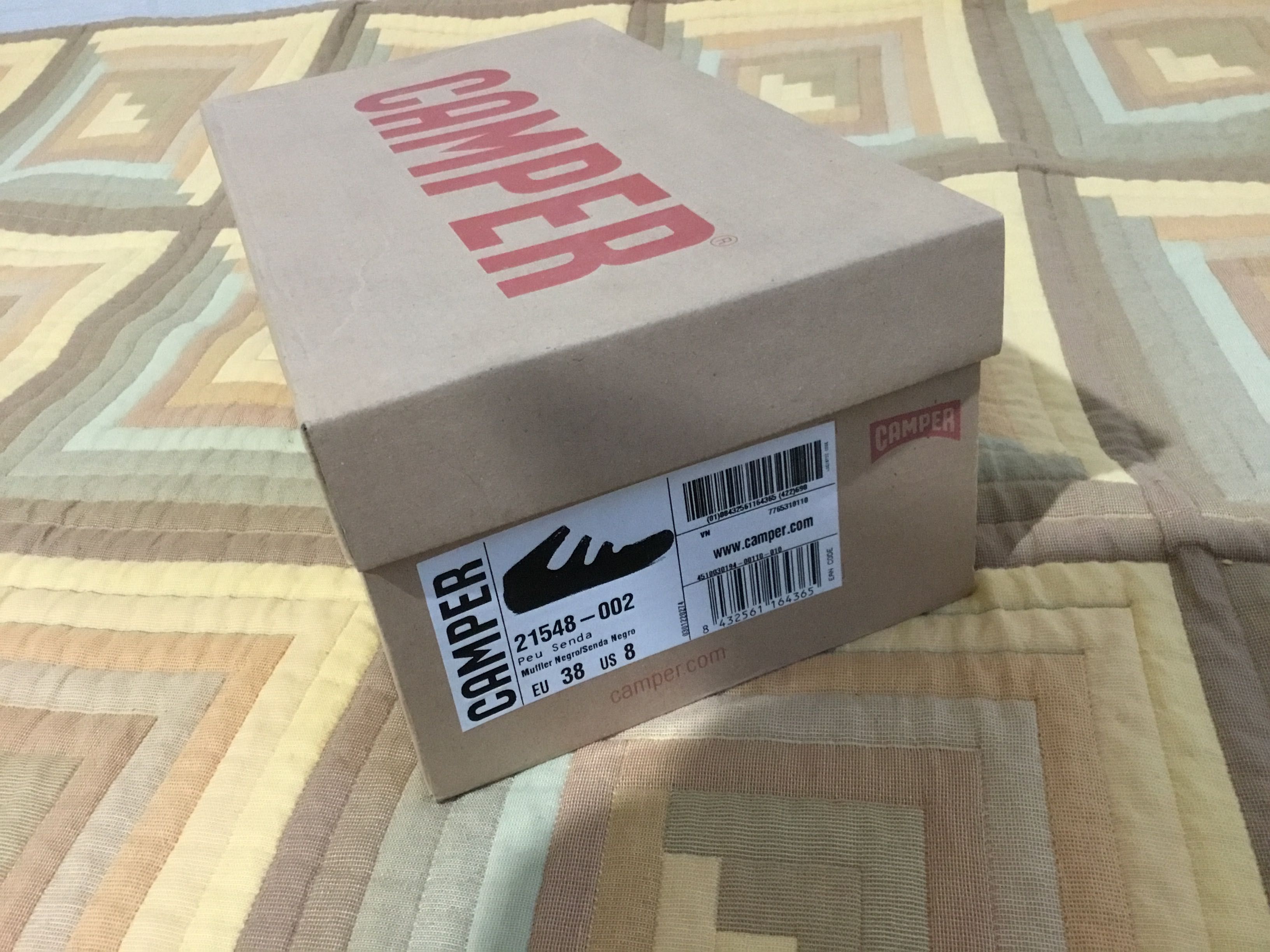 Обувки Camper Peu Senda Muffler Negro/Senda Negro, дамски №38