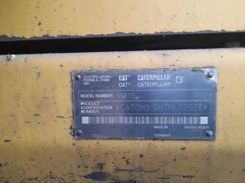Piese excavator pe roti Caterpillar M 315