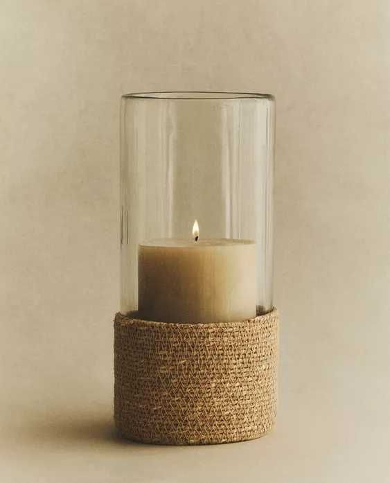 Ваза из термостойкого стекла для цветов и свечей Zara