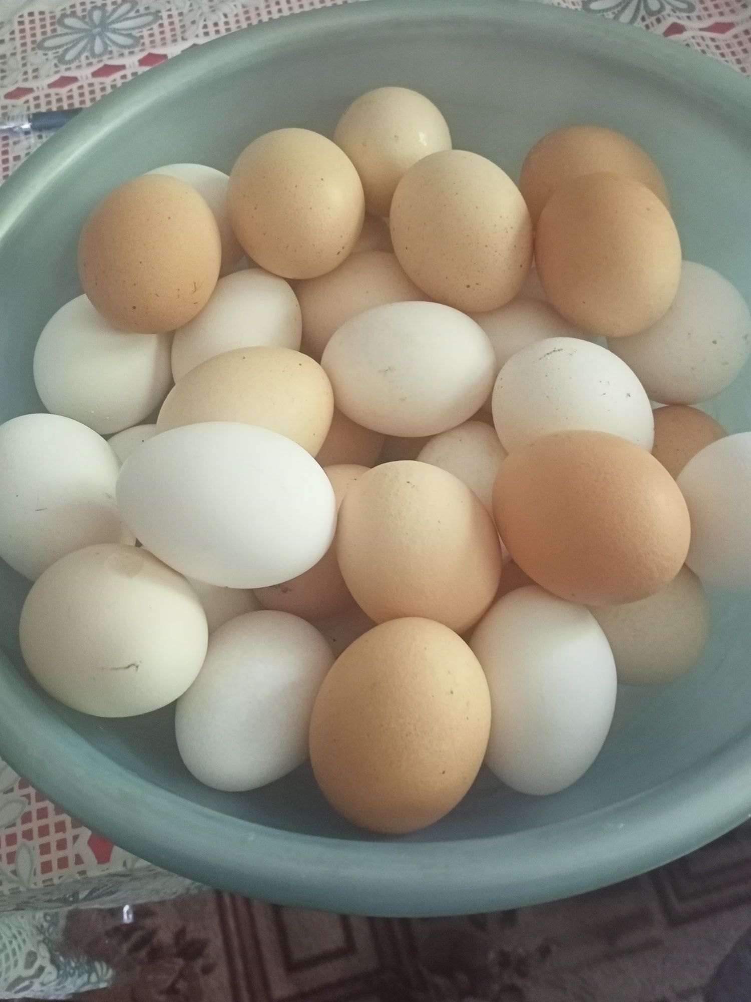 Яйцо куриное, домашнее.
