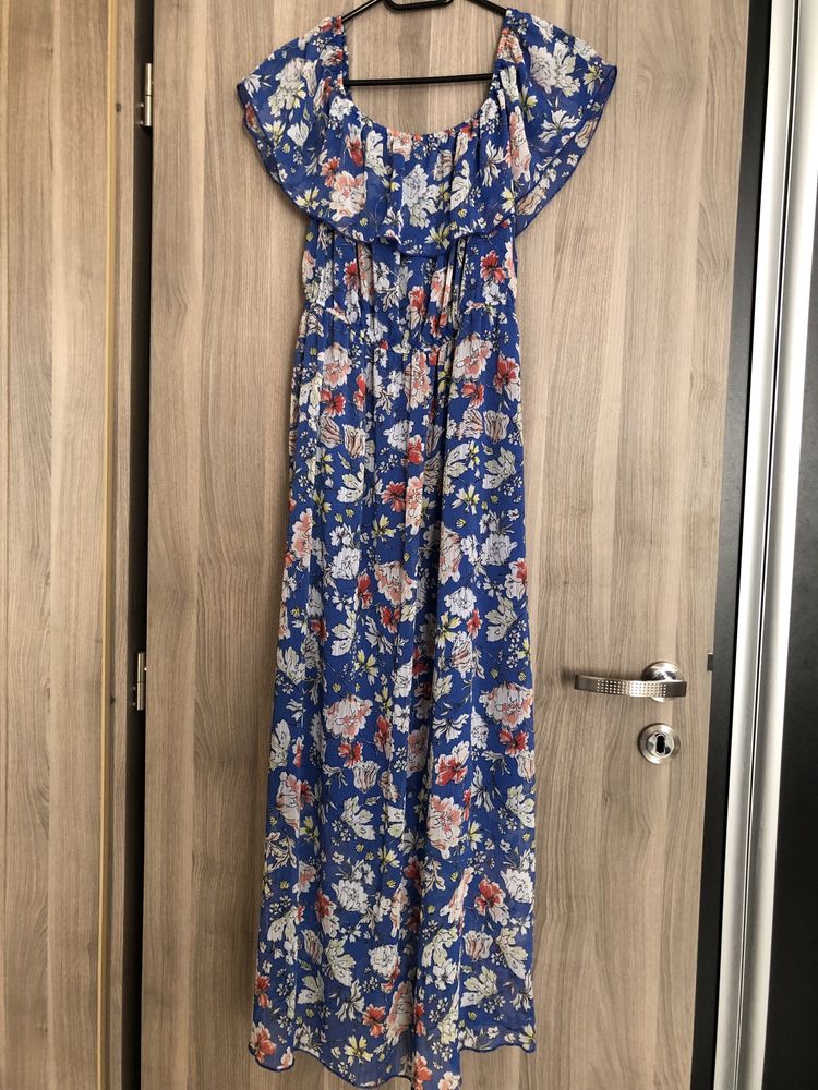 Rochie de vară, lungă, vâscoză LC Waikiki (mărime L - 40/42) -  NOUĂ