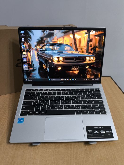 Мощный ультрабук Acer Aspire Lite 14 (i3 N300/8GB DDR5/SSD M2 512GB)