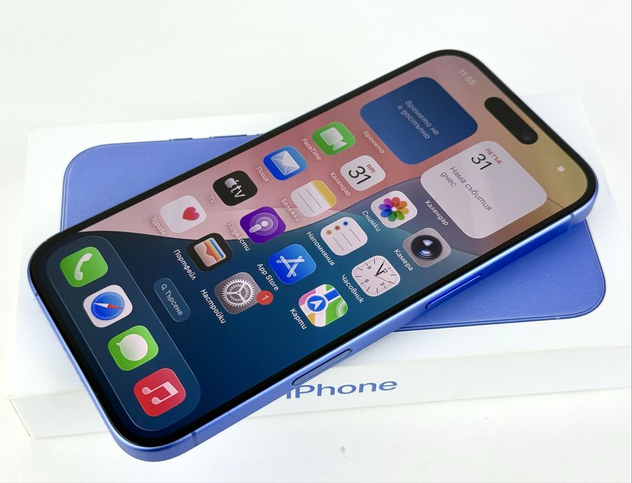 НОВ! Apple iPhone 16 256GB Ultramarine Гаранция!