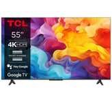 Телевизор TCL 55P61B 4K Ultra HD LED Smart TV Google TV, 55" 139 см