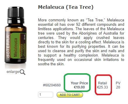 Melaleuca (Tea Tree) ulei esențial DoTerra 15mL