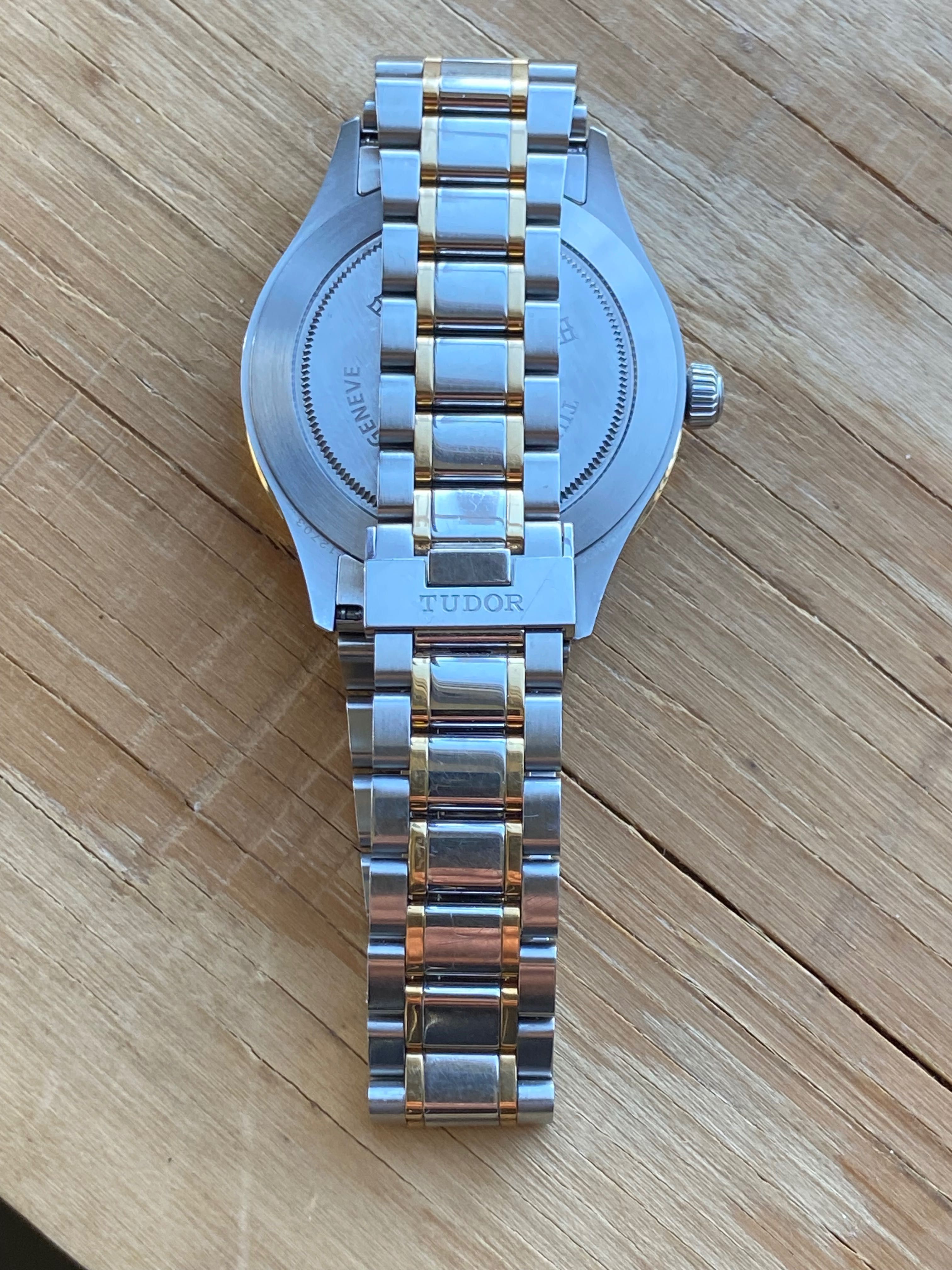Tudor Style 12703, diam. 41 mm, oțel/aur. Mec. Tudor-eta 2824.