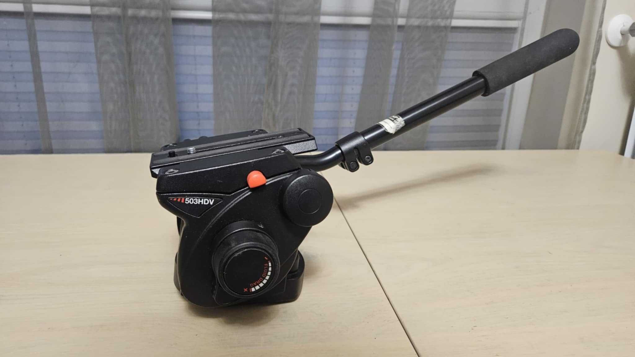 Флуидна видеоглава Manfrotto 503 HDV (само глава, без статив)