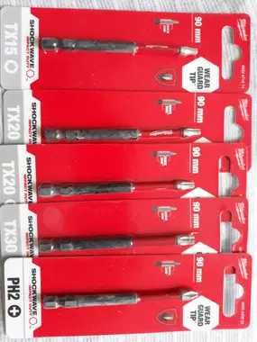 6Biti,bit impact milwaukee t15,t20,t30,ph2