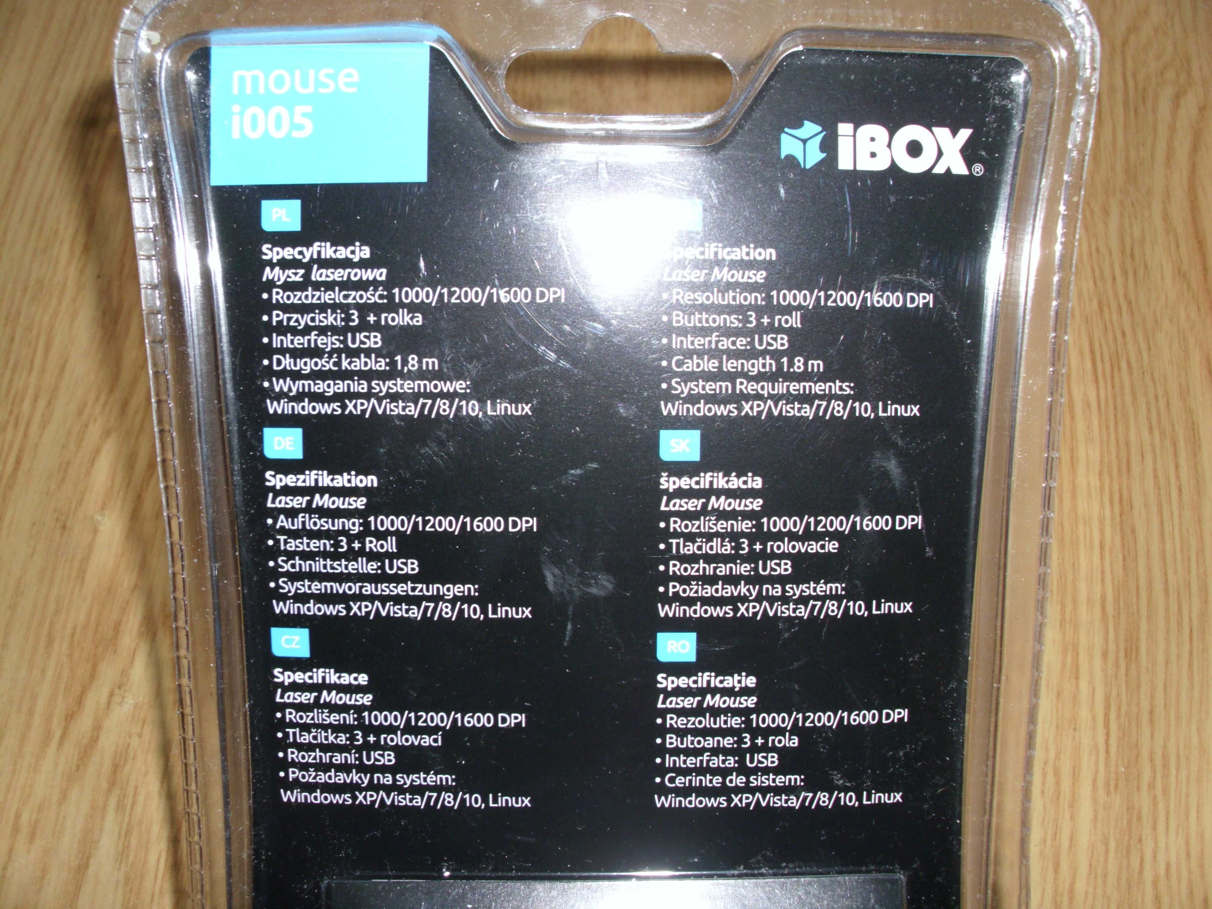 Mouse laser I-BOX i005, sigilat