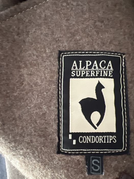 Палто от алпака с естествен косъм