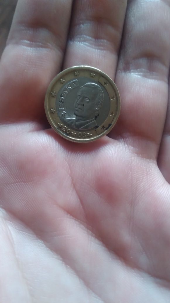 Монета 1 Евро 2003 года
