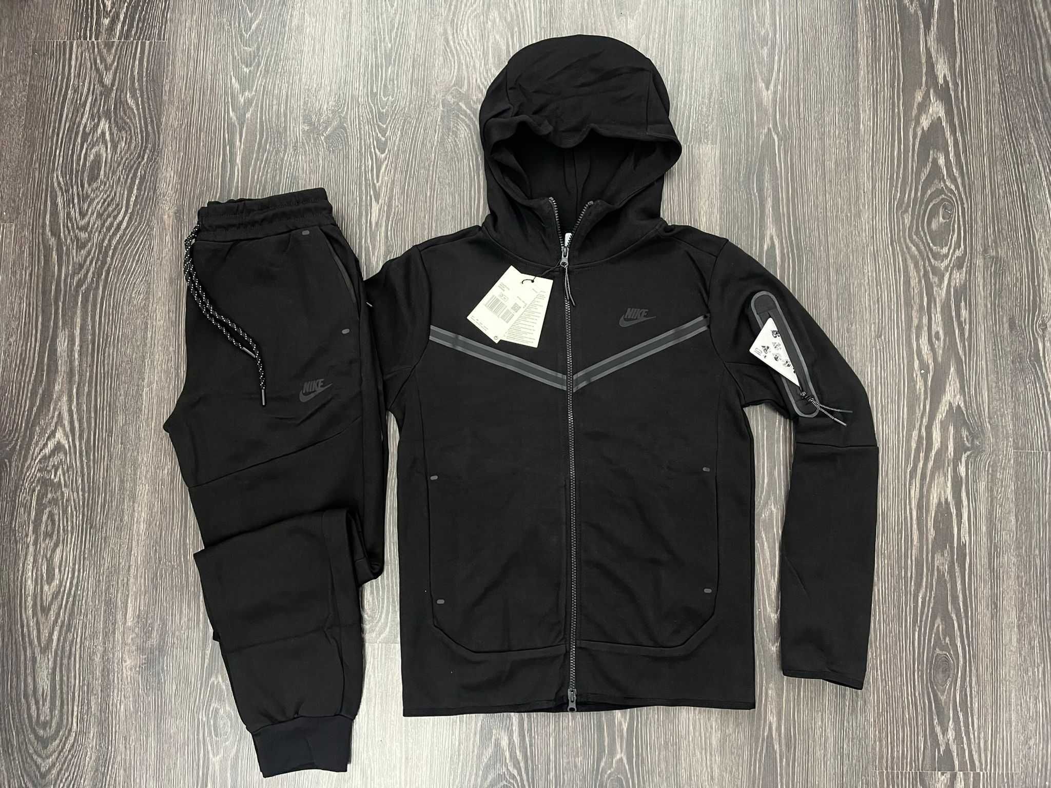 Nike Tech Fleece NEGRU S M L XL [Verificare Colet]