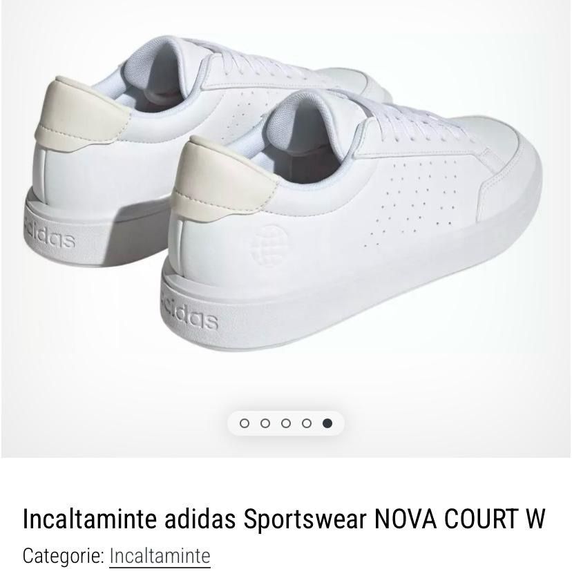 Adidasi barbat Adidas Nova Court