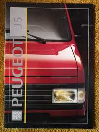 Рекламен каталог от 1991г. на Peugeot J5 перфектно състояние