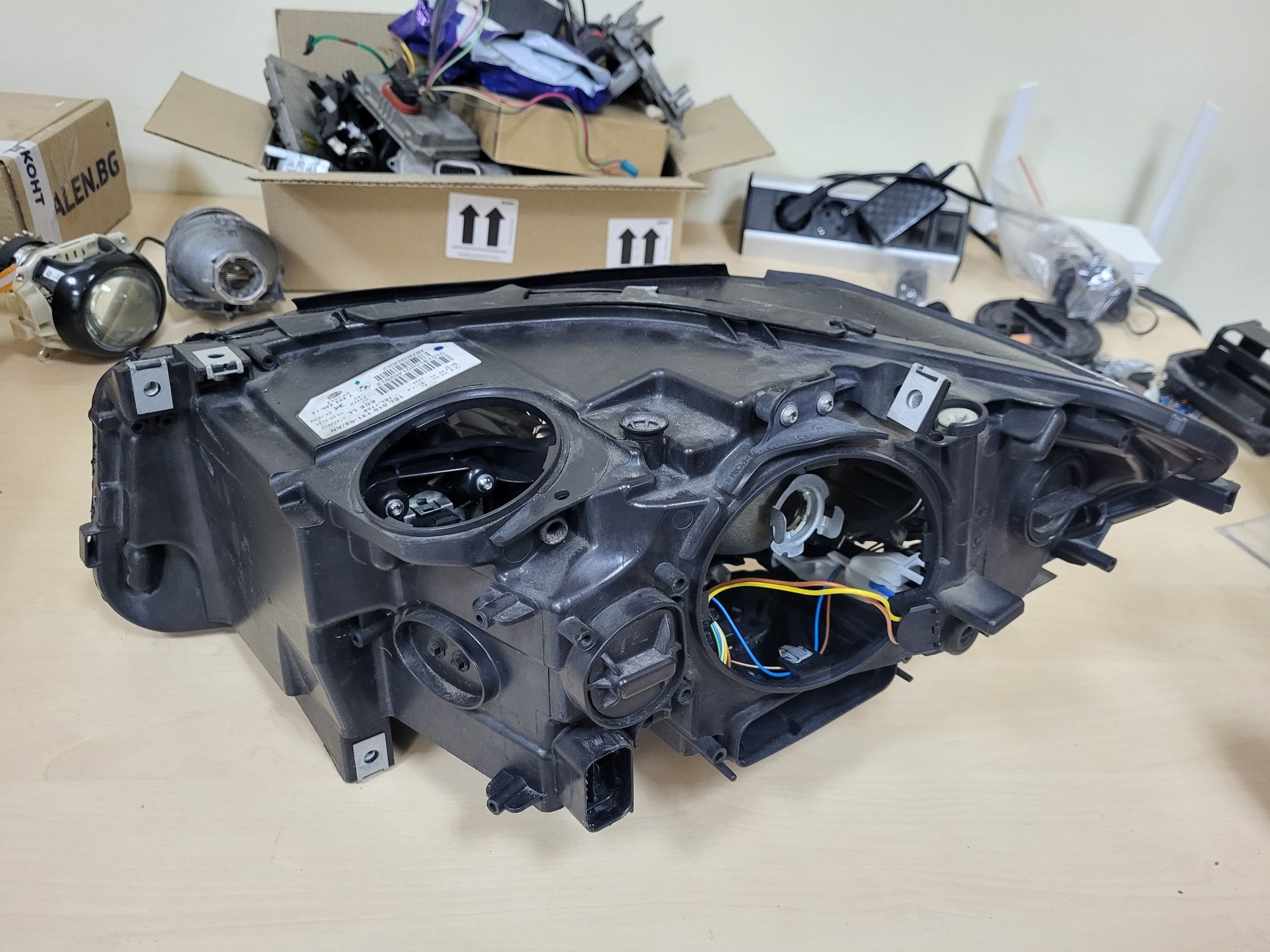 Десен фар фарове BMW F10 Халогенен desen far farove бмв ф10 halogenen