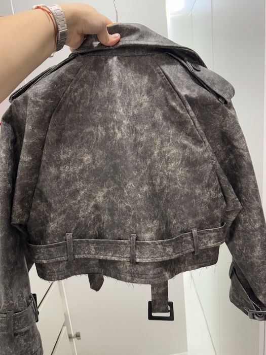 Geaca scurta din piele ecologica